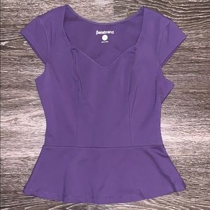 Betabrand Peplum Top
